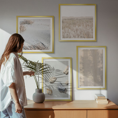 Multi-piece wall decor set Boho natural textures