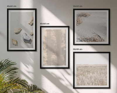 Multi-piece wall decor set Boho natural textures