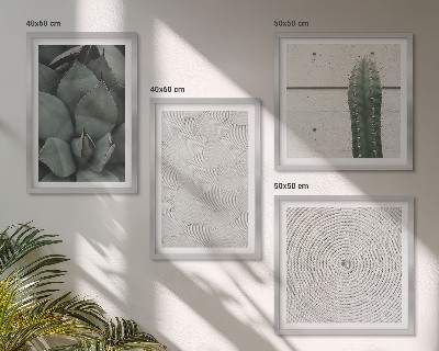 Wall art set Summer textures from the tropics