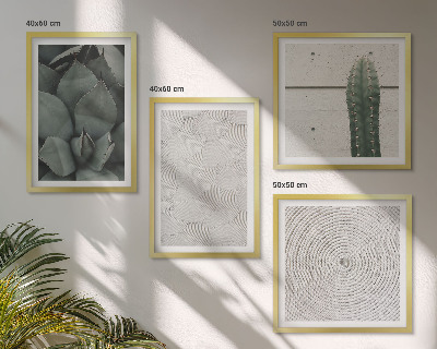 Wall art set Summer textures from the tropics