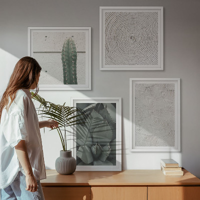 Wall art set Summer textures from the tropics