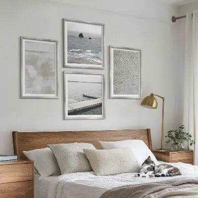 Multi-piece wall decor set abstract design with modern textures