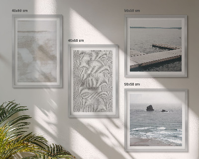 Multi-piece wall decor set Abstract design modern textures