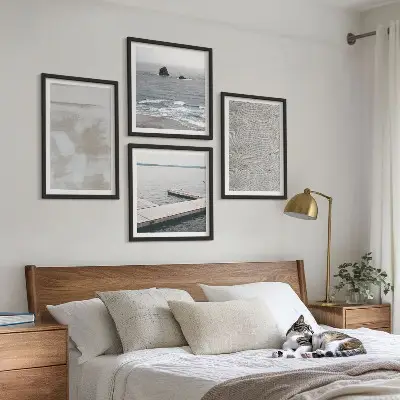 Multi-piece wall decor set abstract design with modern textures