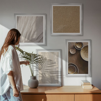 Multi-piece wall decor set Structures textures minimalism
