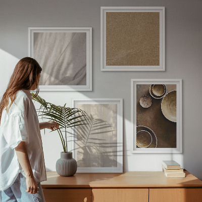 Multi-piece wall decor set Structures textures minimalism