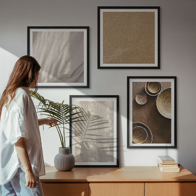 Multi-piece wall decor set Structures textures minimalism