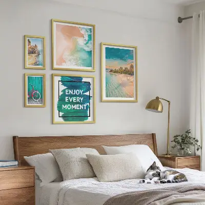 5-Piece wall art set holiday atmosphere theme