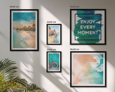 Set of 5 wall art pieces Holiday atmosphere