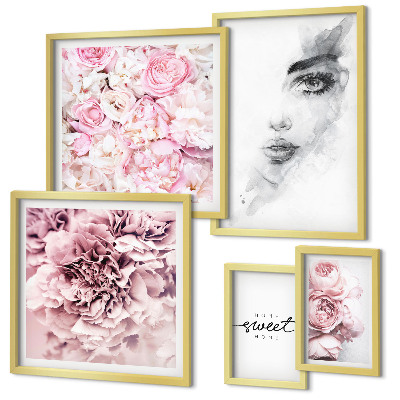Gallery wall A floral portrait about home