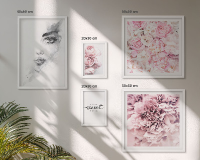 Gallery wall A floral portrait about home