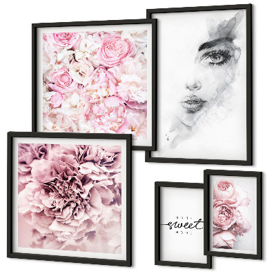 Gallery wall A floral portrait about home