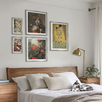 Framed photo set Floral art compositions