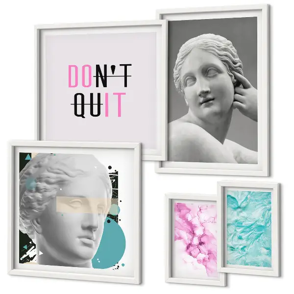 Gallery wall stylish classic modern wall decorations