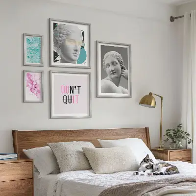 Gallery wall stylish classic modern wall decorations