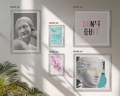 Gallery wall stylish classic modern wall decorations