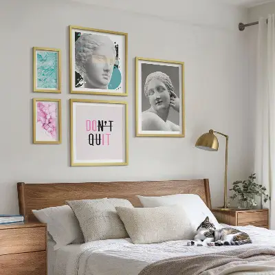 Gallery wall stylish classic modern wall decorations