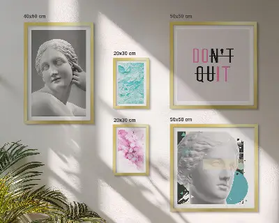 Gallery wall stylish classic modern wall decorations