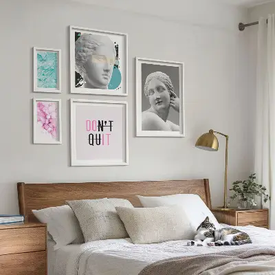 Gallery wall stylish classic modern wall decorations
