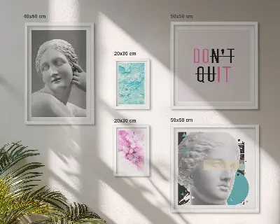 Gallery wall stylish classic modern wall decorations