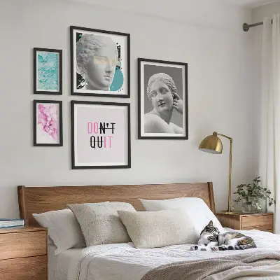 Gallery wall stylish classic modern wall decorations