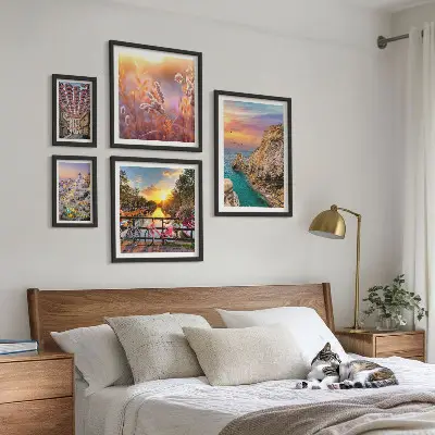 Coastal landscapes of Europe gallery wall set
