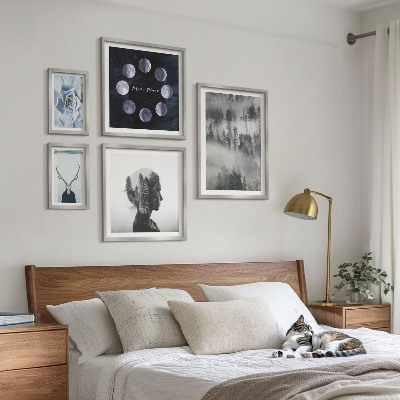 Framed photo set Natural forest space motifs