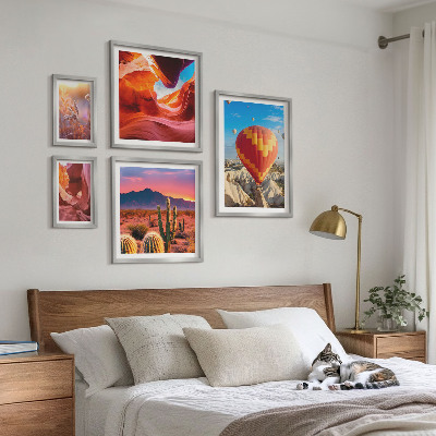 Gallery wall Desert balloons