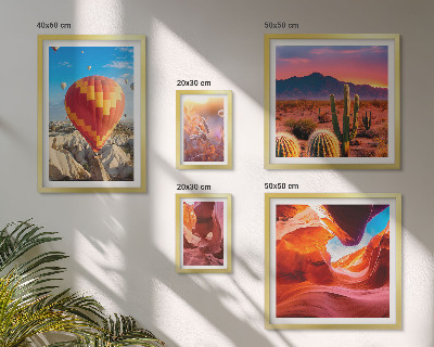 Gallery wall Desert balloons