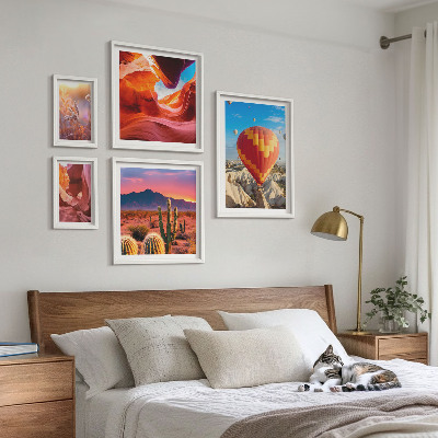 Gallery wall Desert balloons