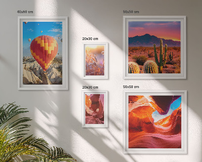 Gallery wall Desert balloons