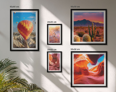 Gallery wall Desert balloons