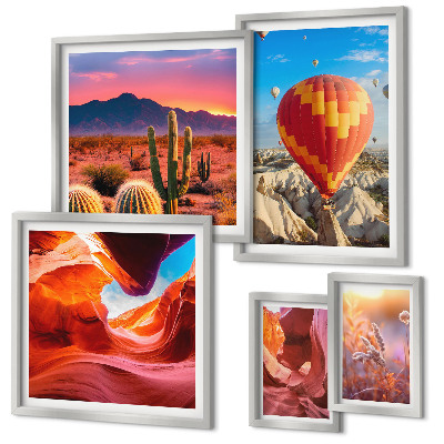 Gallery wall Desert balloons