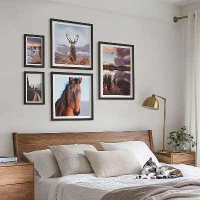 Framed photo set The natural beauty of the landscapes