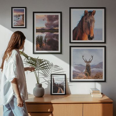 Framed photo set The natural beauty of the landscapes