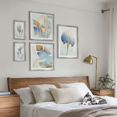 Gallery wall Stylish flowers delicate nature
