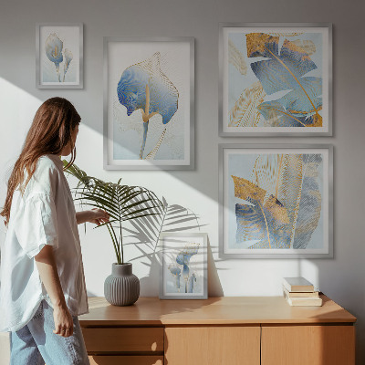Gallery wall Stylish flowers delicate nature