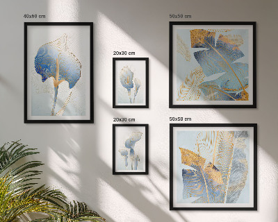 Gallery wall Stylish flowers delicate nature