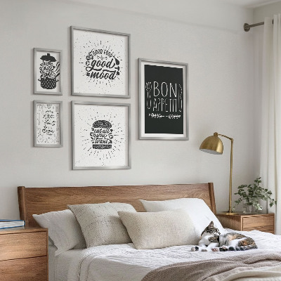Set of 5 wall art pieces Kitchen inspirations cooking