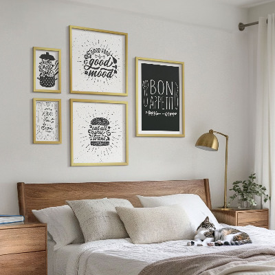 Set of 5 wall art pieces Kitchen inspirations cooking