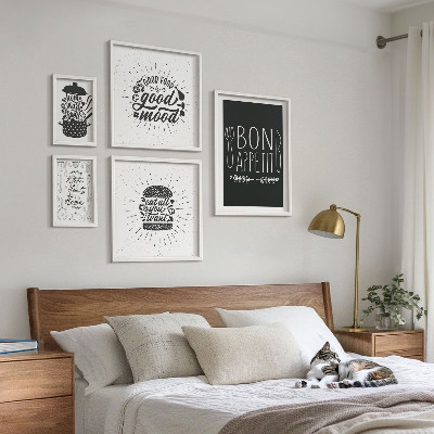 Set of 5 wall art pieces Kitchen inspirations cooking