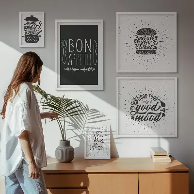 Kitchen inspirations wall art set of 5 pieces