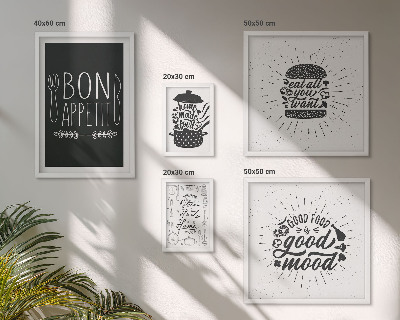 Set of 5 wall art pieces Kitchen inspirations cooking