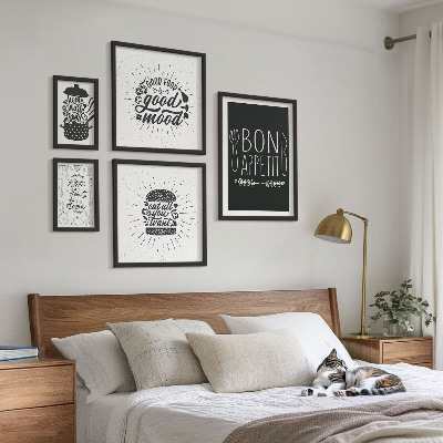 Set of 5 wall art pieces Kitchen inspirations cooking