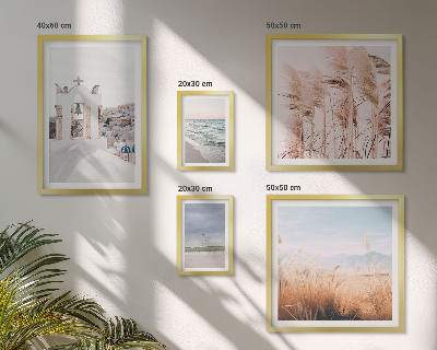 Gallery wall Stylish seaside landscapes