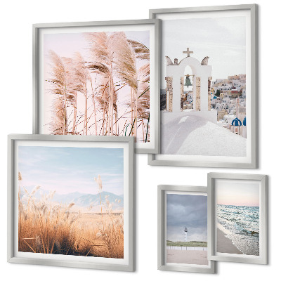 Gallery wall Stylish seaside landscapes