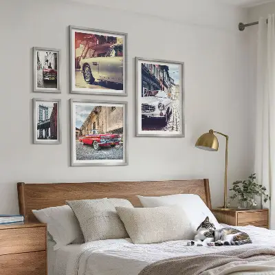 Framed photo set stylish city classics