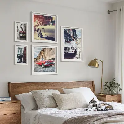 Framed photo set stylish city classics