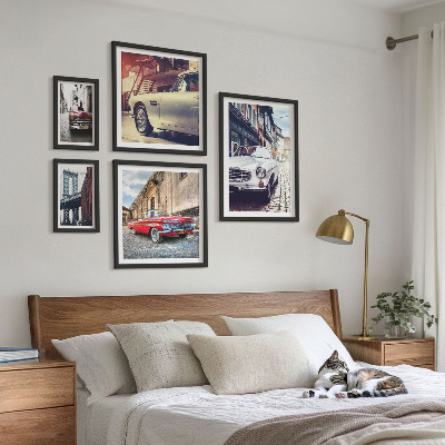 Framed photo set Stylish classics in the city