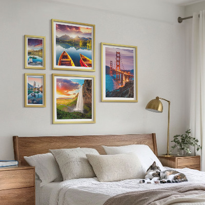 Framed photo set Landscapes nature bridges USA